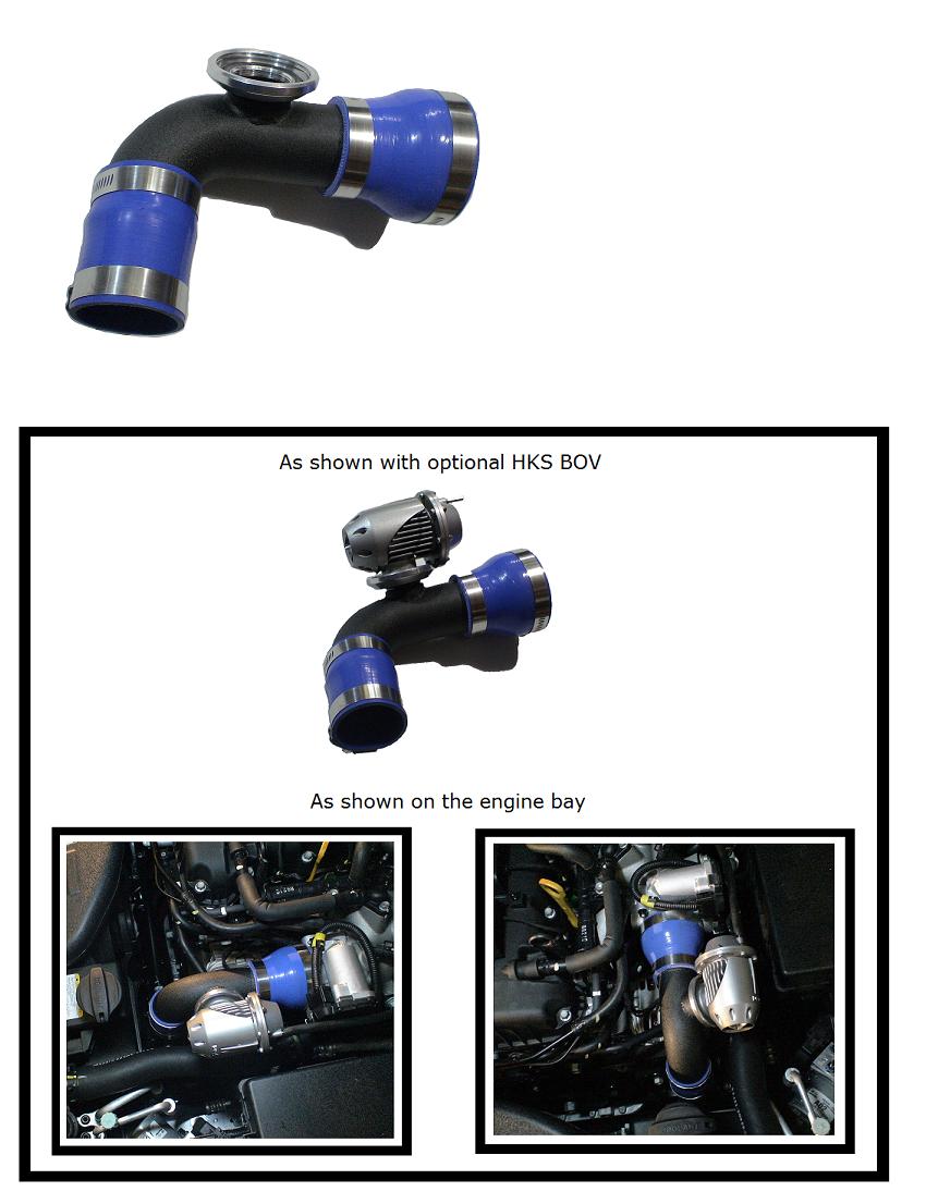 BOV (Blow-off Valve) Pipe set, Hyundai Genesis Coupe 2.0T